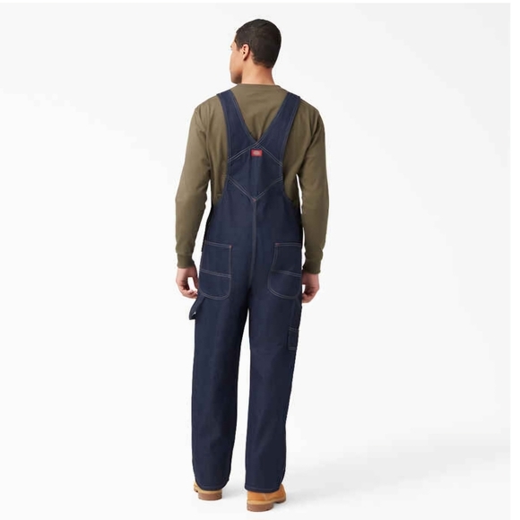 NWOT DICKIES Men'sIndigoBibOveralls-tag says34x34;BUT,fit like 38x36..Mislabeled - Picture 3 of 10